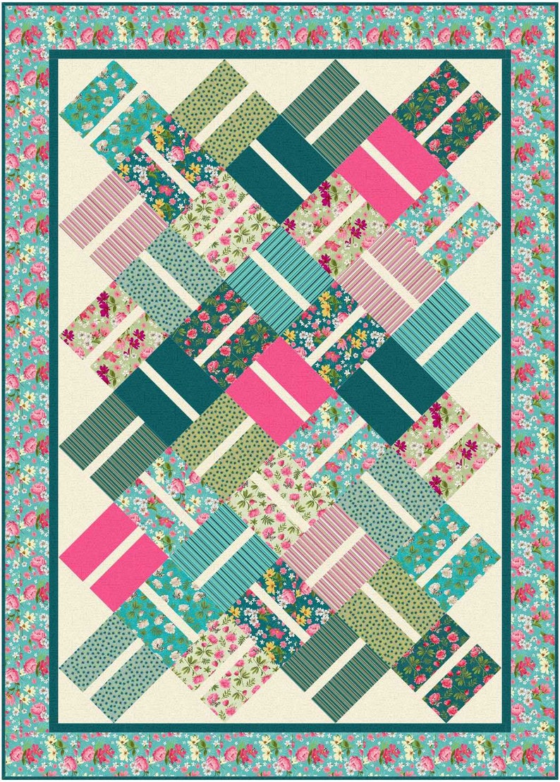 PDF quilt pattern, Split decision, The Fabric Addict, directions only image 5