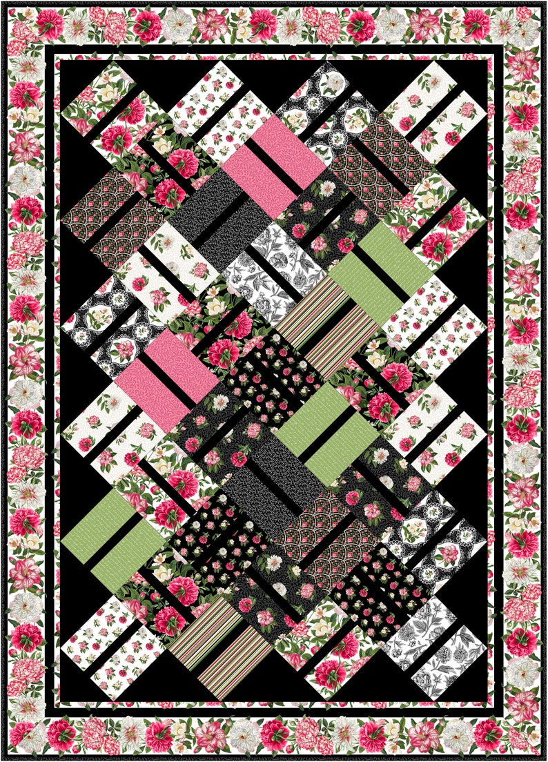 PDF quilt pattern, Split decision, The Fabric Addict, directions only image 6