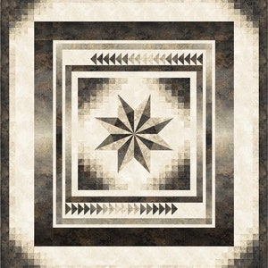 Farbverlauf Stern, Quilt Muster, Northcott, Stonehenge, Abstufungen, Ombre Bild 10
