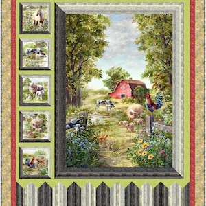 Portraits quilt pattern. Download copy.