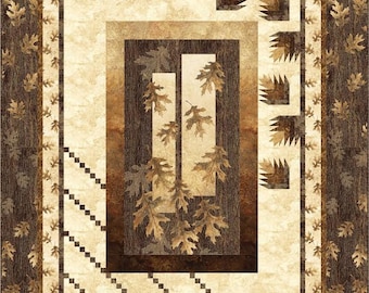 Whispering Oaks-quiltpatroon. Downloaden.