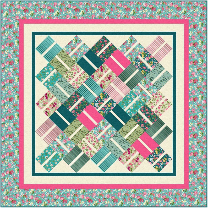 PDF quilt pattern, Split decision, The Fabric Addict, directions only image 4