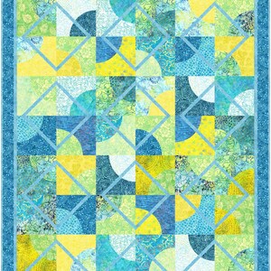 Half Cut quilt pattern. Digital copy.