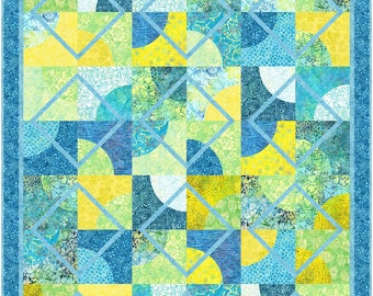 Half Cut quilt pattern. Digital copy.
