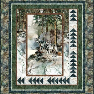 In the Wild quilt pattern. Digital copy.