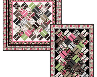 Split Decision, quilt pattern, The Fabric Addict, hard copy directions