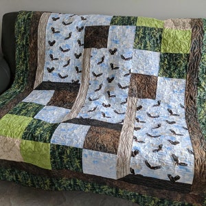 Serene Scenes quilt kit, throw