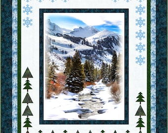 Winter Wonderland quilt pattern. Digital copy.