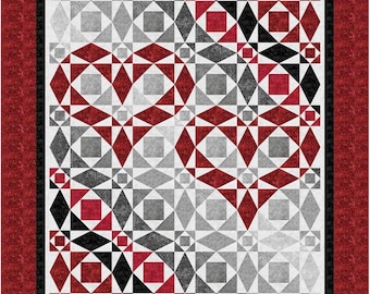 Our Hearts Will Go On quilt pattern by The Fabric Addict