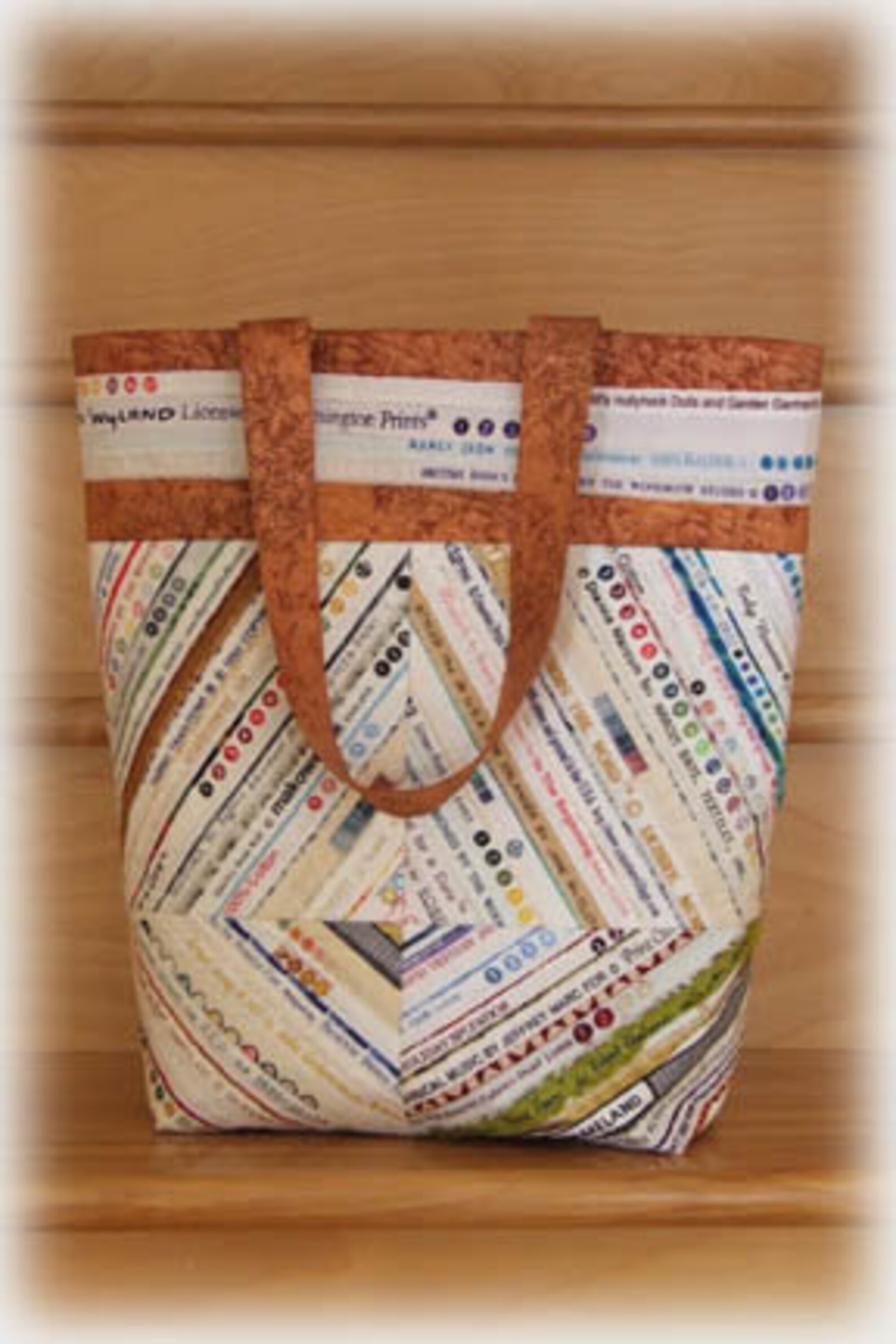 Selvage Tote and Gadget Bag quilt pattern by Sew Karenly Etsy