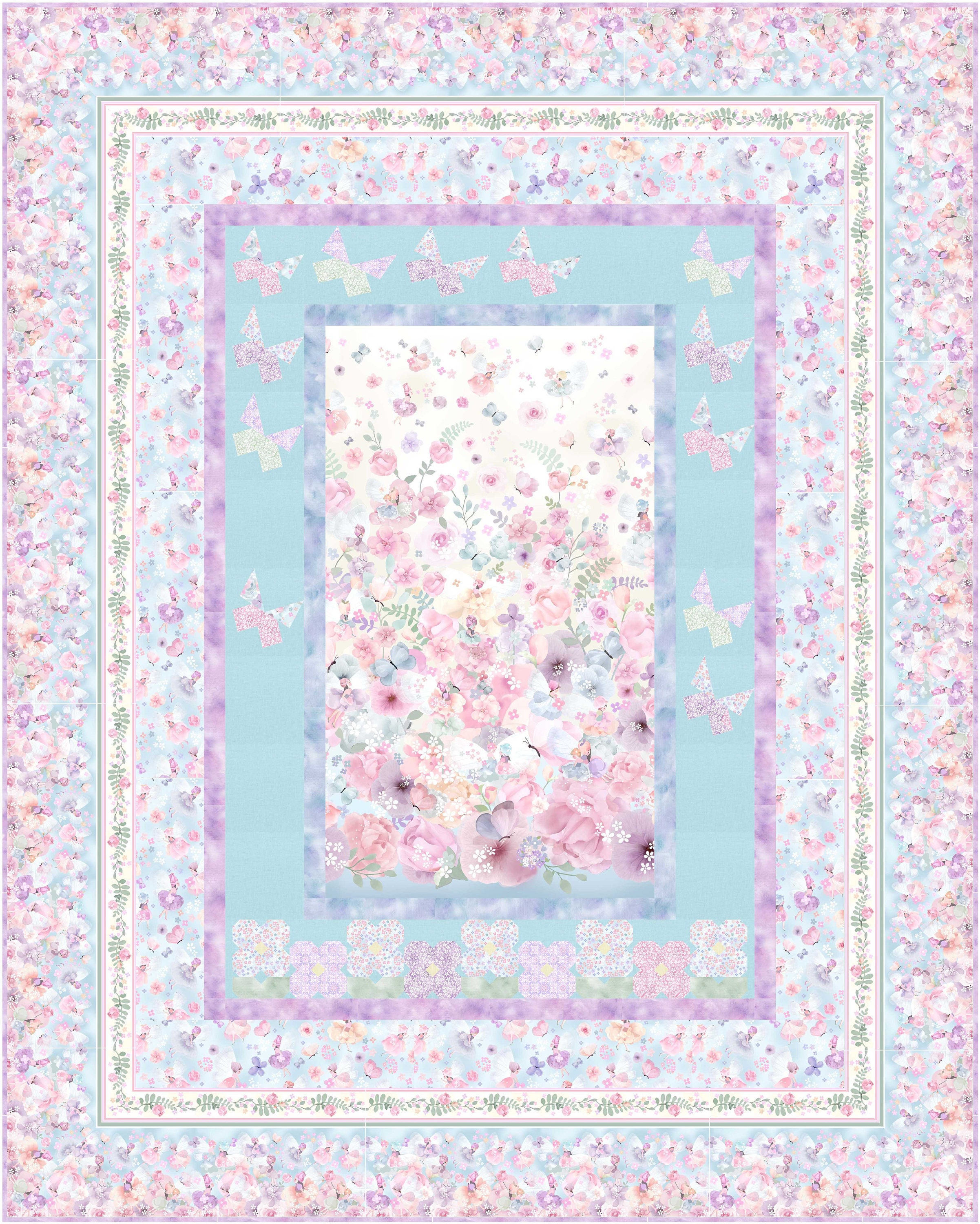 Butterflies Are Free Quilt Pattern Michael Miller Timeless Etsy