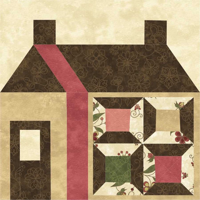 Sampler Quilt Pattern. Large Queen. Each House Block Has a Etsy