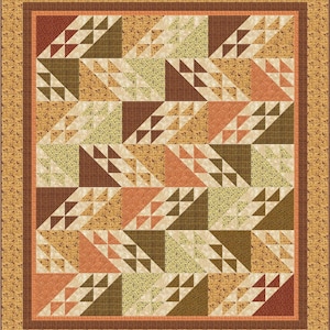 Hard Copy Multi sized pattern &quot;Jungle Paths&quot; Great for intermediate or confident beginner.  Fast and quite easy