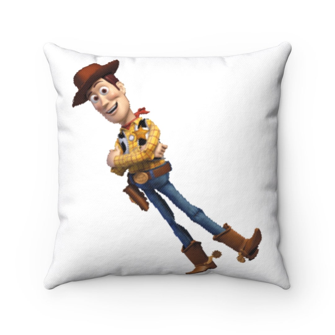 Polyester Throw Pillow With Highlighting WOODY From Toy Story Etsy