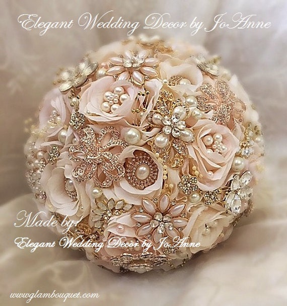 Bouquet made of clearance brooches