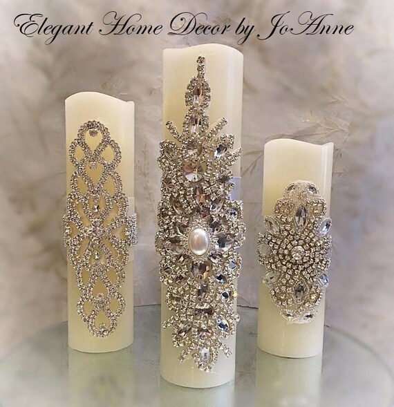 Candle Set Flickering LED Wax PILLAR CANDLE Set Assorted