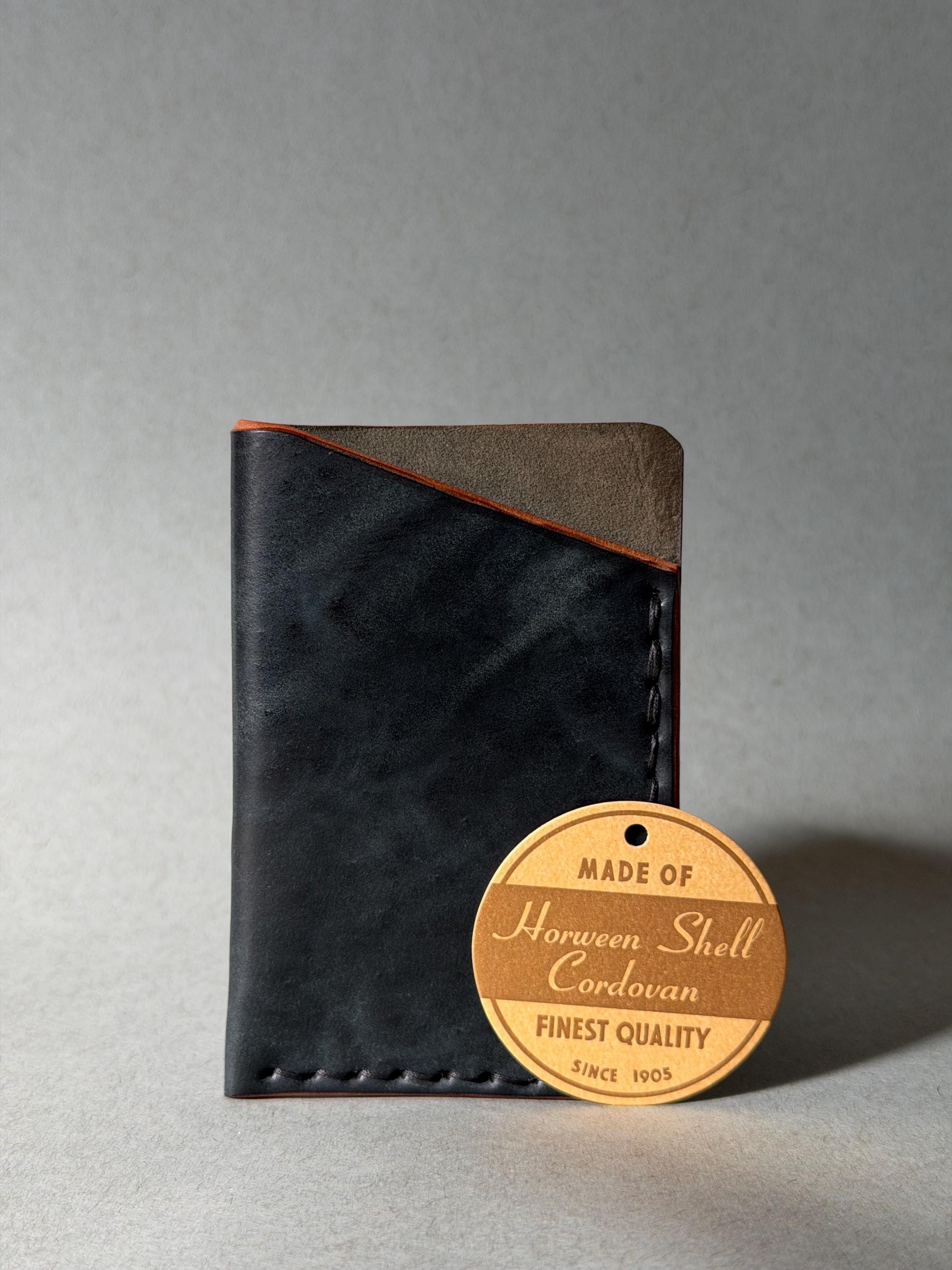 Horween Shell Cordovan Card Case - Etsy