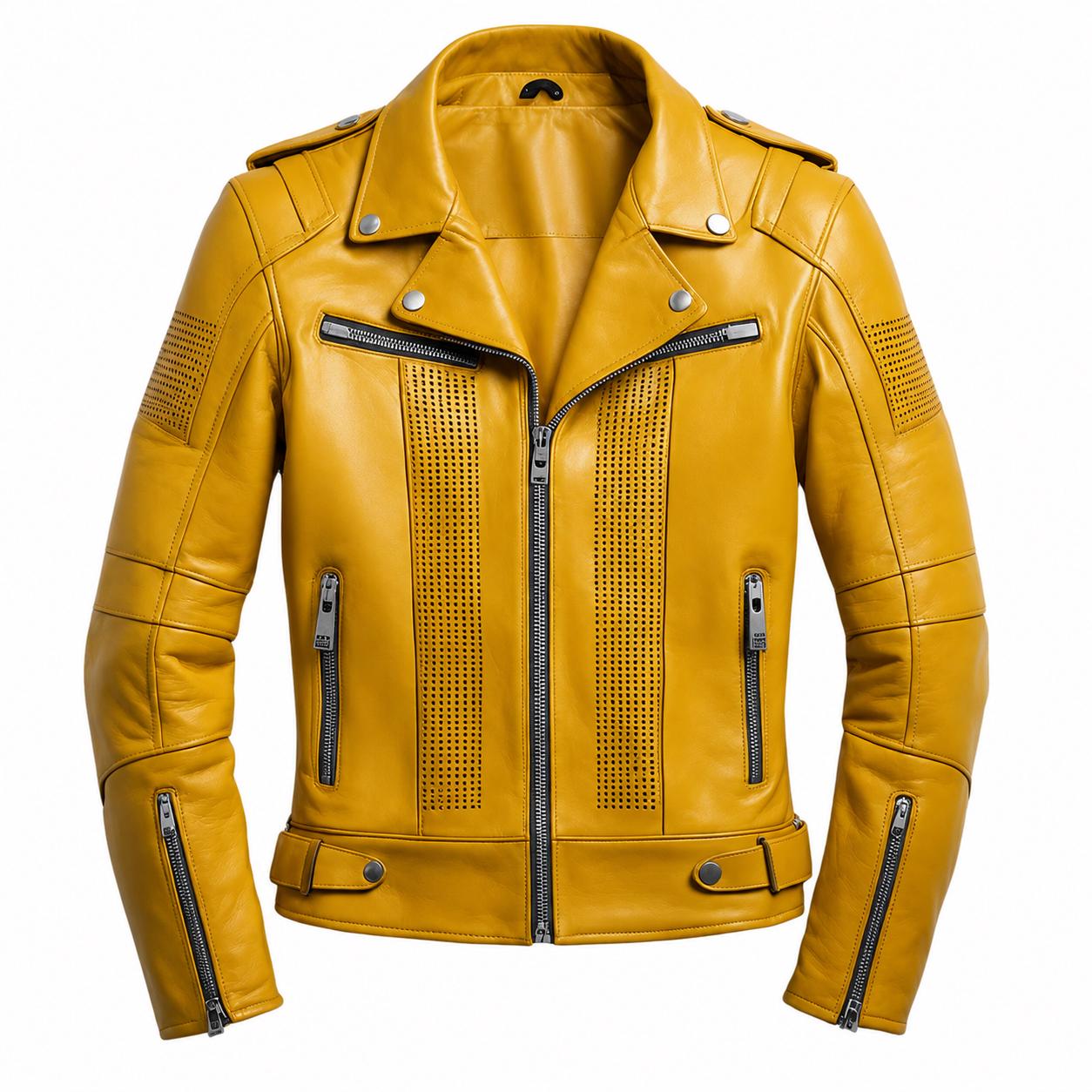 Yellow ferrari racing leather jacket - Etsy 日本