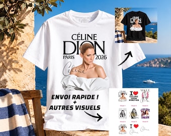 Celine Dion Concert Parijs 2026-2027 T-shirt