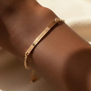 Pulsera con coordenadas personalizadas, pulsera con ubicación GPS, pulsera con barra de coordenadas personalizada, pulsera de oro con latitud y longitud para mamá