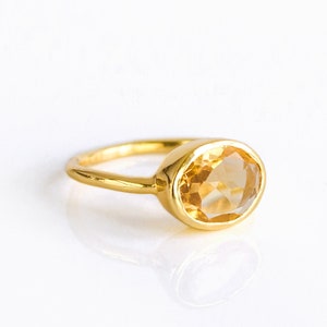 925 Sterling Silver 3mm Round Shape Bezel Set Citrine Solitaire Ring For Women Birthstone of November 925 Sterling Silver 3mm Round Shape Bezel Set Citrine Solitaire Ring For Women Birthstone of November