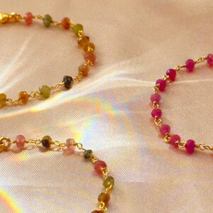 Wire Wrapped Birthstone Bracelet, Adjustable Gemstone Bracelet, Dainty Personalized Jewelry Gift for Bridesmaids, Christmas, Mom Best Friend
