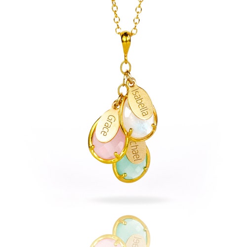 Custom Mother Necklace Birthstone 