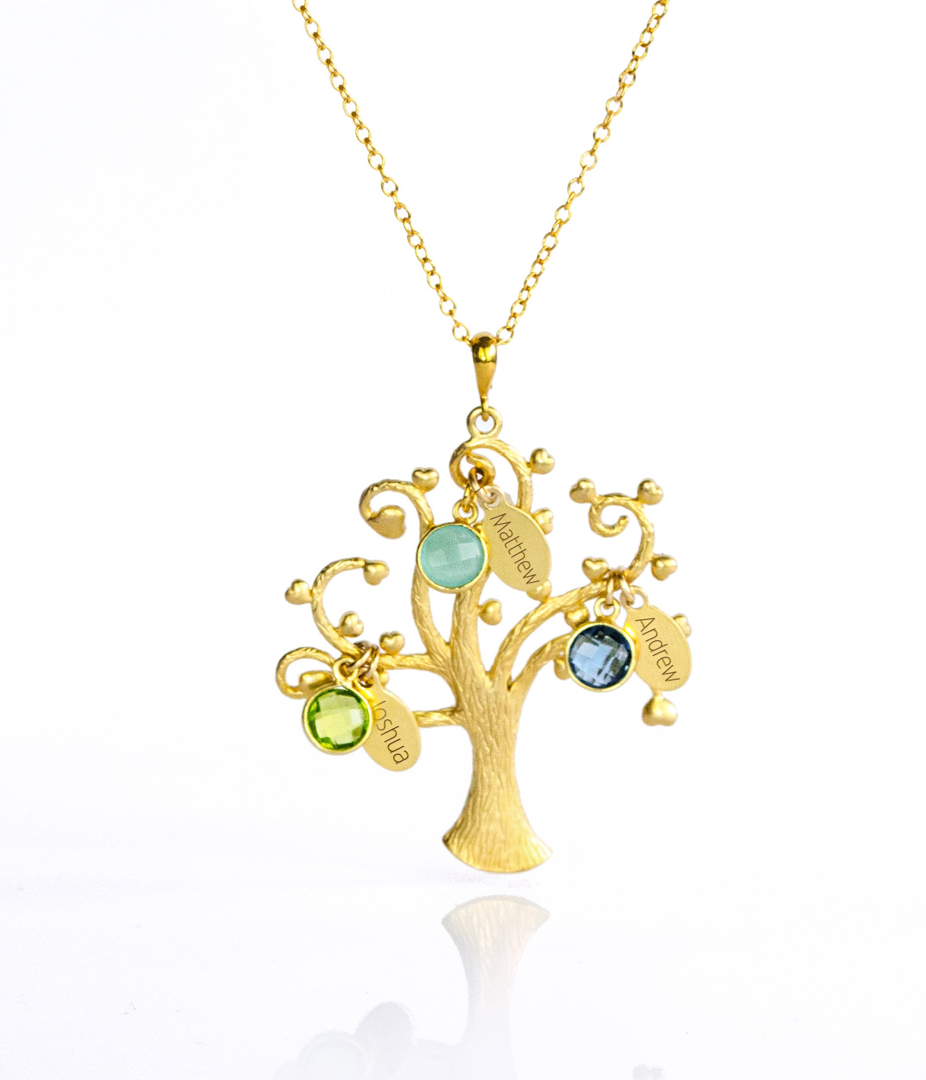 Personalized Family Tree Necklace 