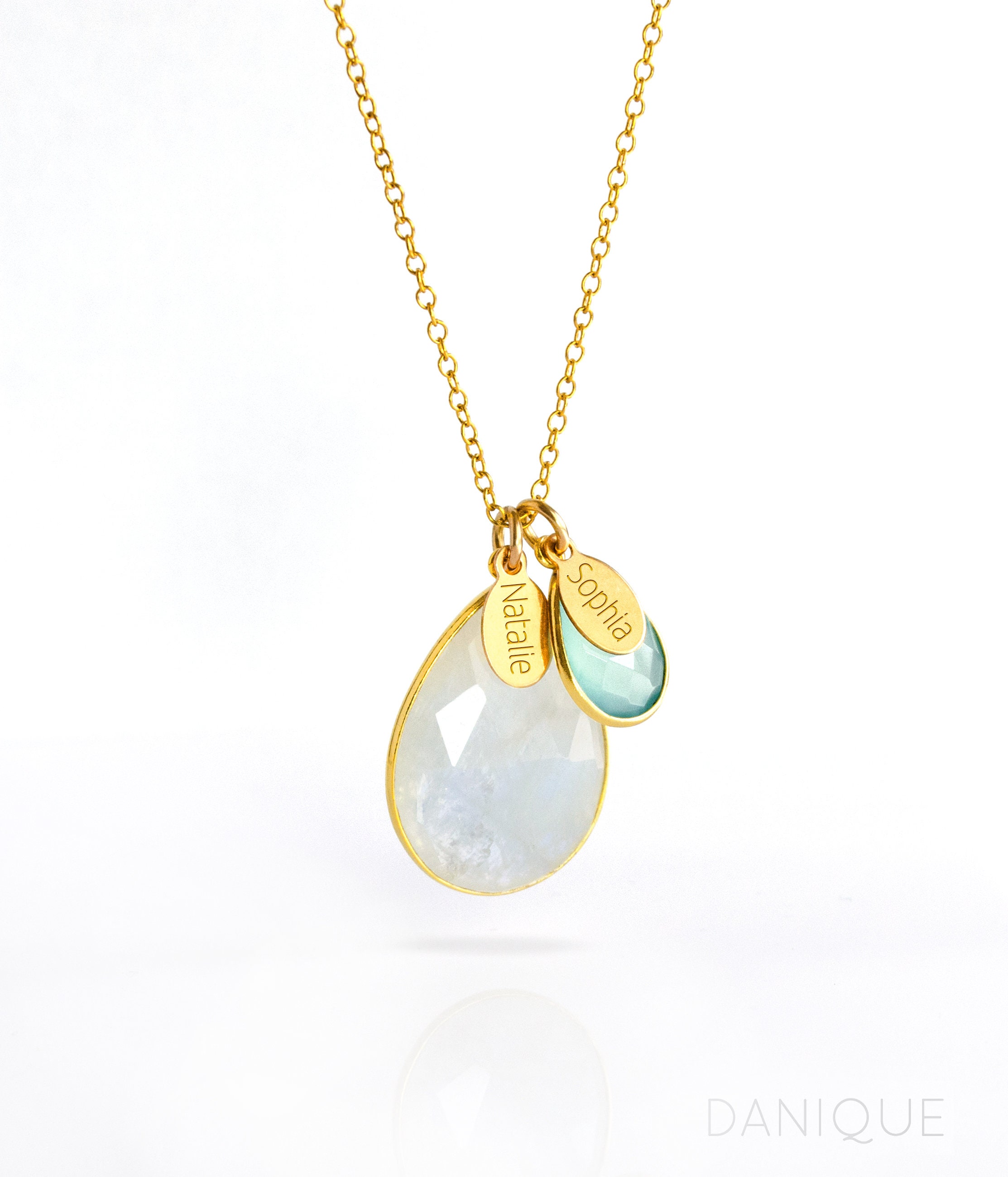 Personalized Mother Daughter Necklace 