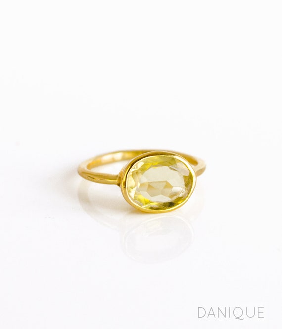 Nathis Moonstone Large Oval Bezel Set Ring