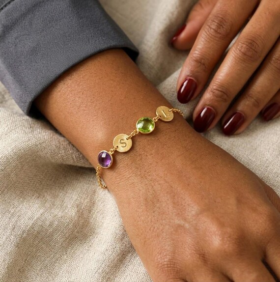 Bracciale Elasticizzato Con Pietre Naturali 8 Mm Per Mamma – Regalo Festa Della Mamma O Compleanno Con Biglietto 'La Felicità è Avere Una Mamma Come Te'