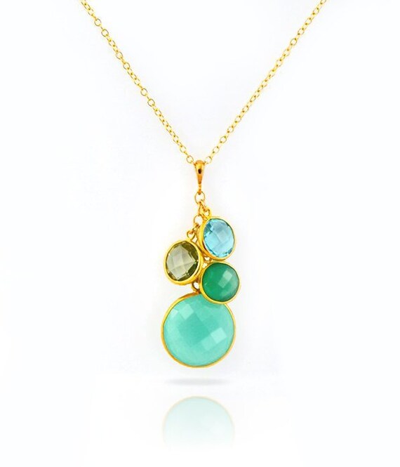 mother daughter necklace birthstone