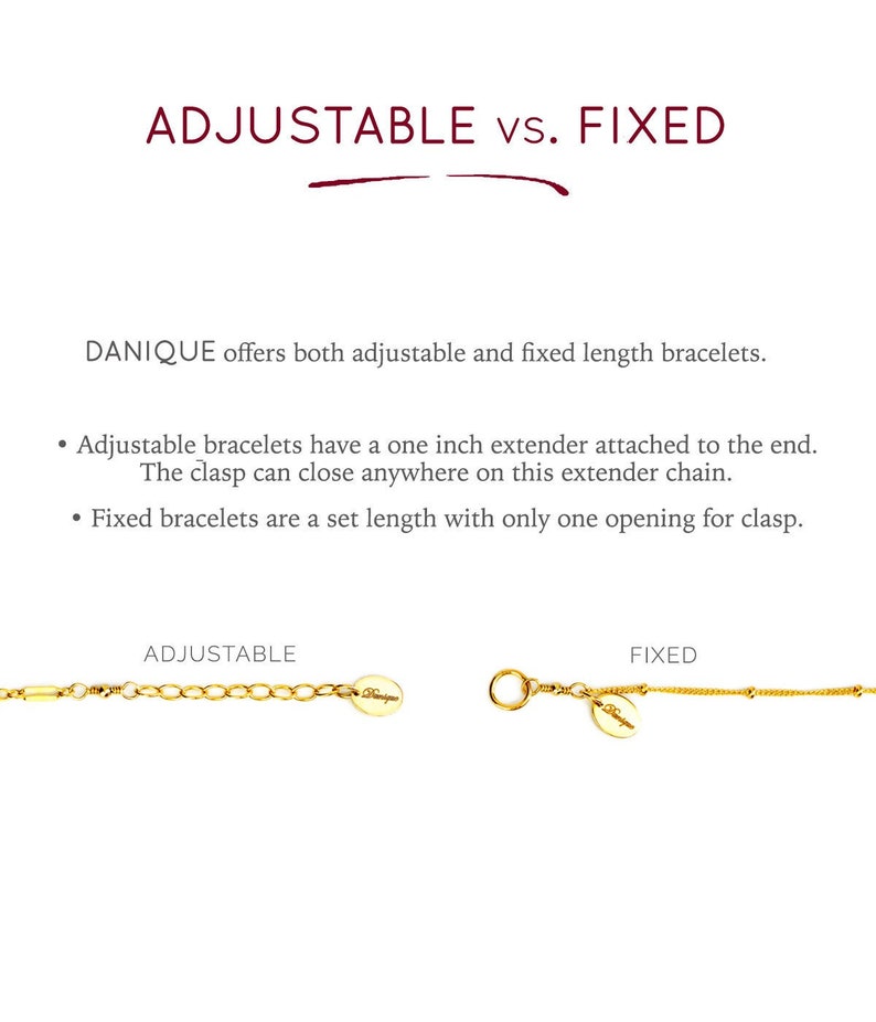 We offer adjustable and fixed bracelets. Choose between an extender or a singular fixed length. Birthstone necklace quality, birthstone quartz bracelet, high quality birthstone jewelry, birthstone jewelry idea, birthstone jewelry with multiple stones