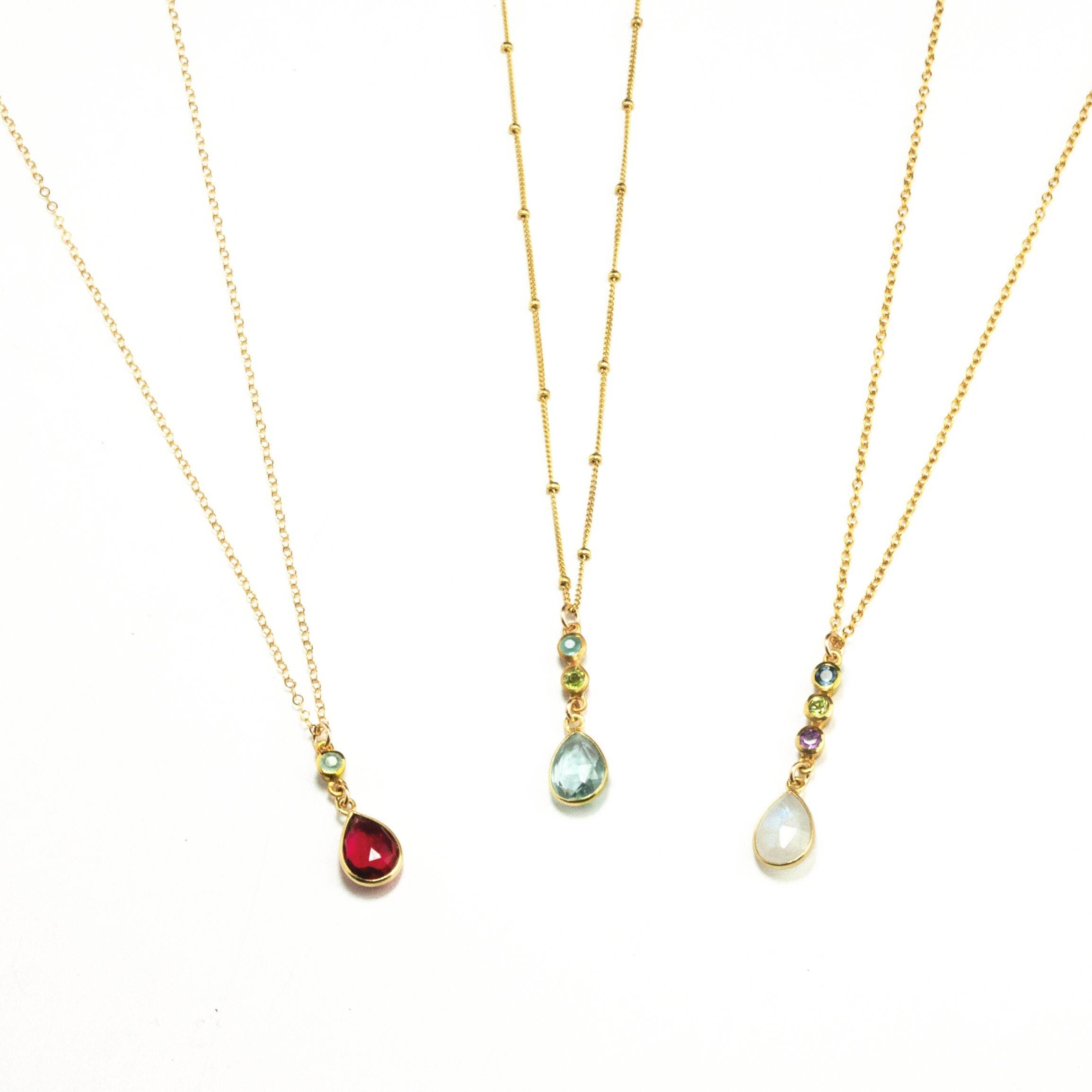 Mothers Necklace Birthstone Family 