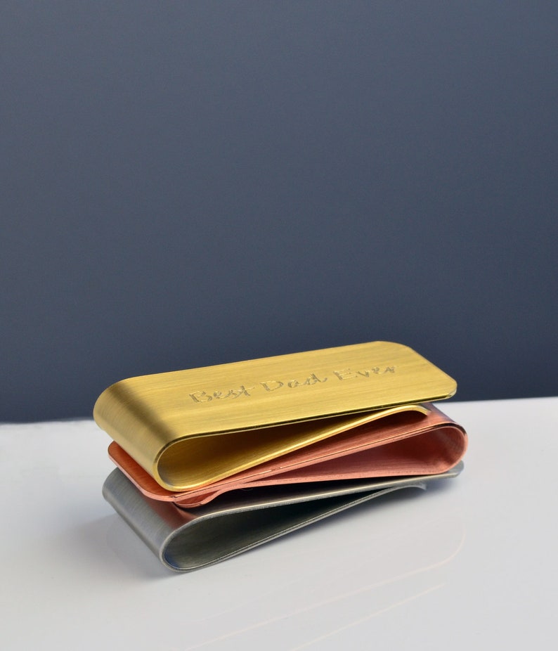 engraved moneyclip