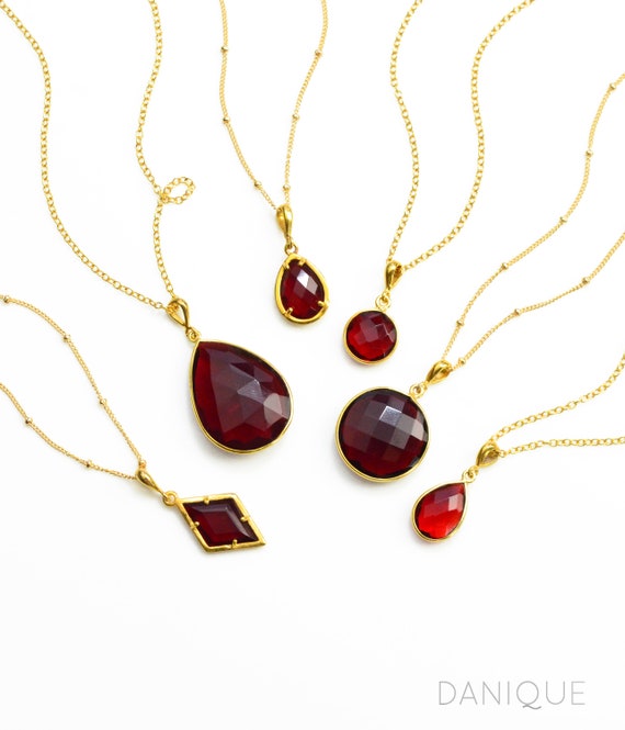 Garnet birthstone gifts clearance