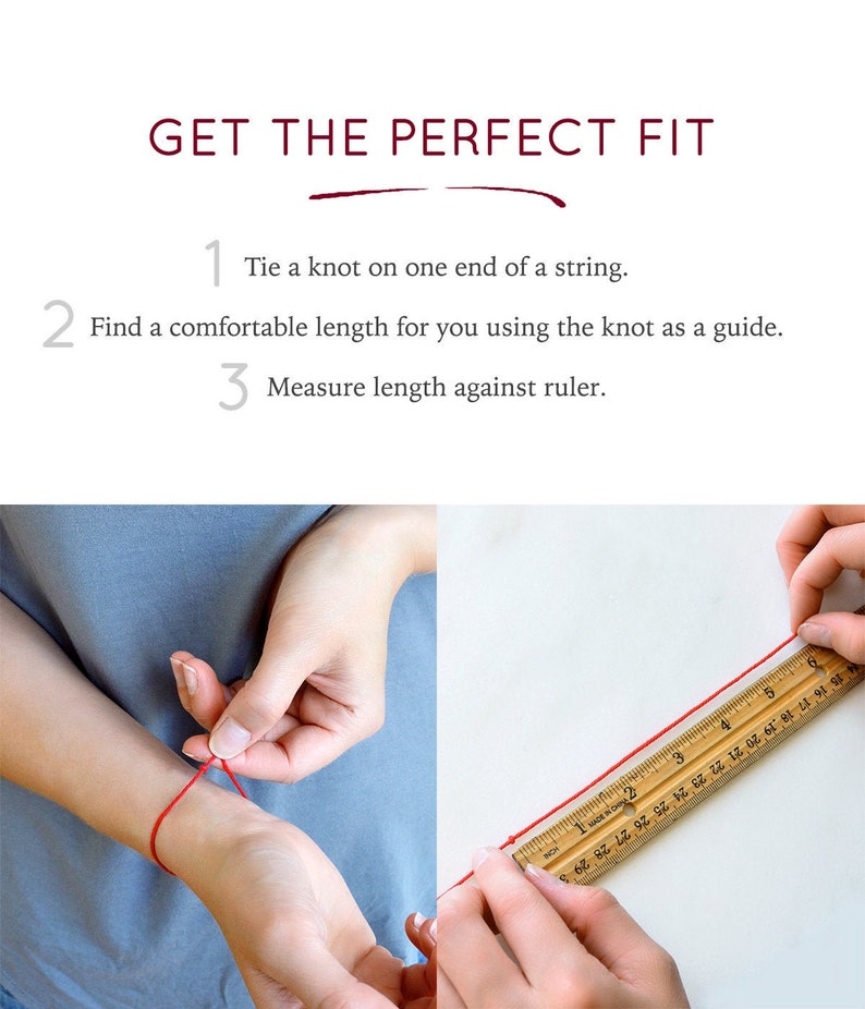 How to find bracelet length. Tie a knot on a string and wrap it comfortably around the wrist, use knot as a guide. Measure length against ruler. Birthstone jewelry for twin, two stone bracelet, natural gemstone bracelet, thin bracelet with birthstone