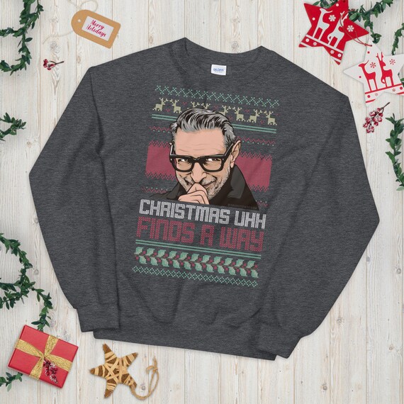 jeff goldblum christmas sweater