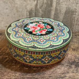 Holland Biscuit Tin, Holland Tinplate, Vintage Tin, Cookie Tin, Vintage, Vintage Tin, Vintage Tin Decor, Decorated Tin, Made in Holland