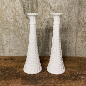 Milk Glass Vase, Milk Glass Bud Vase, Wedding Vase, Centerpiece, Milk Glass Lot, Wedding Decor, White Vases, White Bud Vase