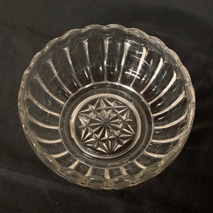 Vintage klar Glas schale, klar gepresstes Glas, Candy Dish, Retro-Schale, Trinket Schale, gepresste Smith Glas Co., Trinket Schale, Relish Schale