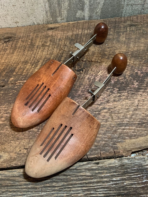 Schoen stretchers schoen shapers Hout Schoen boom schoen laatste Vintage Schoen Shoe Display DIY levering Klomp Shoe Mold Shoemaker Display Etsy Belgie