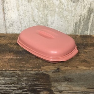 Tupperware Steamer, Vegetable Steamer, Rice Steamer, Tupperware Cookware, Kitchen Storage, Food Prep, Pale Salmon Pink, 3 Piece Steamer