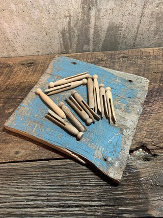 250 Mini Mollette In Legno Naturale Multicolore Con Spago Di Iuta 10m - Per Foto, Artigianato E Decorazioni Fai Da Te