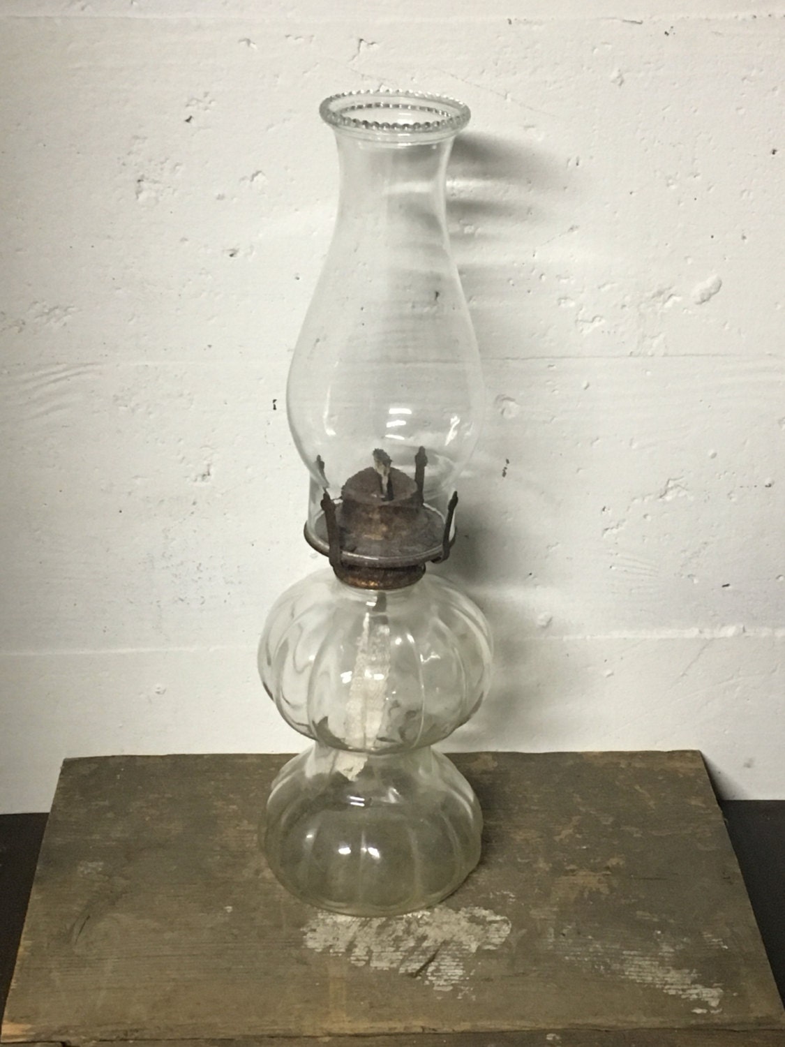 Vintage Candle Lamp - Etsy