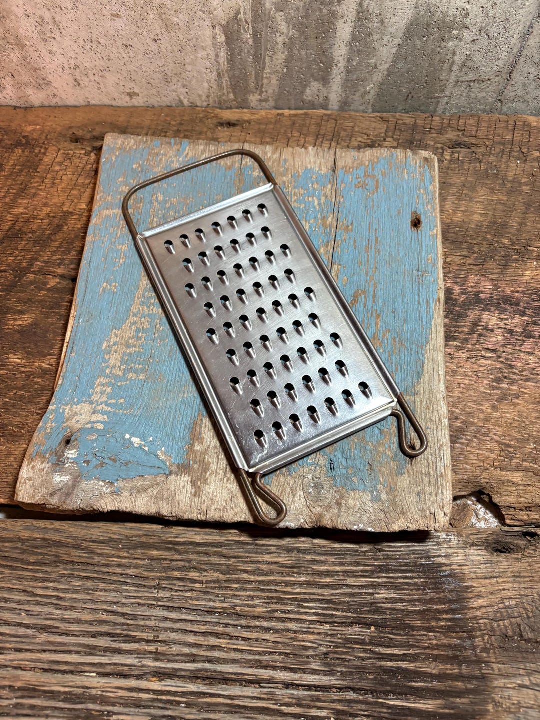 Swedish Metal Grater, Aluminum Cutter, Food Shredder, Vintage Grater ...