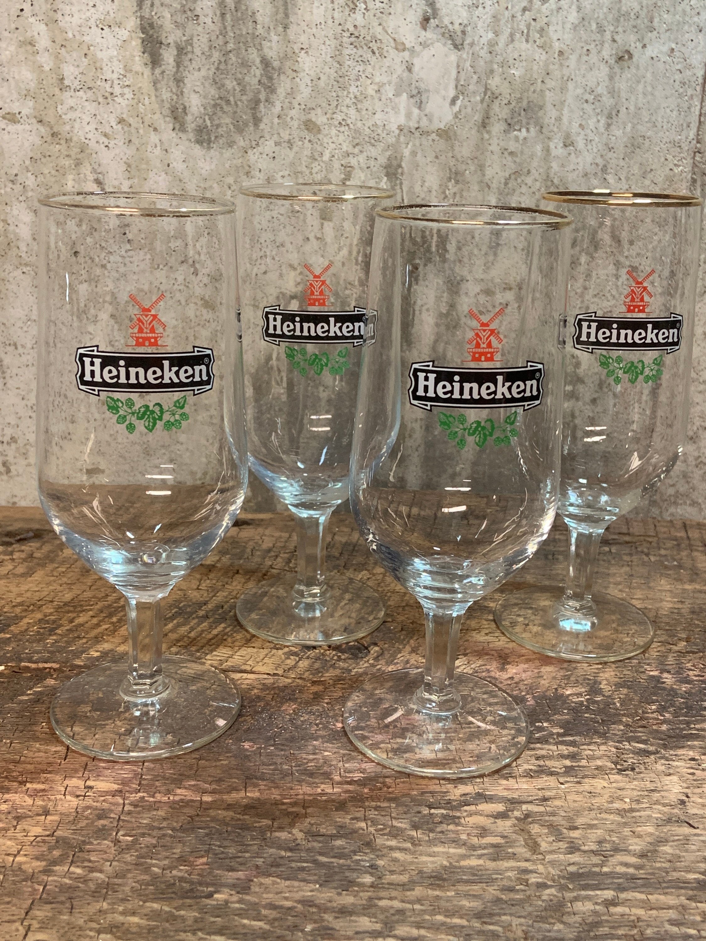 Mosler Rathskeller Set Of 2 Details about   1950's Heineken Holland Stemmed Pilsener Glass 