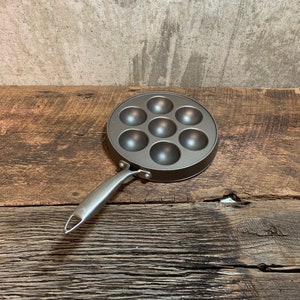 Danish Pancake Pan, Danish Cooking, Ebelskiver Pan, Kitchenalia