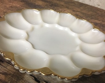 KADAX práctico Plato para 9 huevos de cristal, 21,5 cm de diámetro,  hueveras, bandeja para huevos con forma de flor, transparente : .es:  Hogar y cocina
