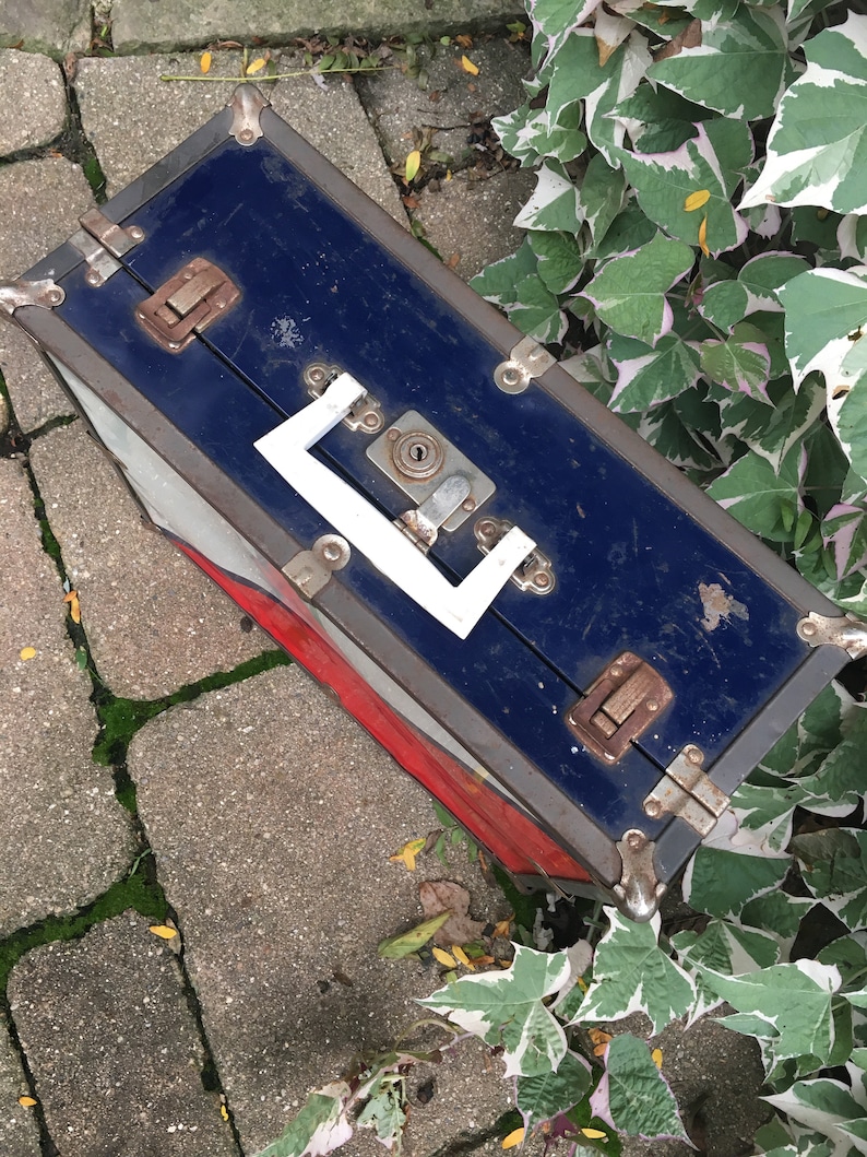 Metal Box Roller Skate Case Storage Case Metal Suitcase Etsy